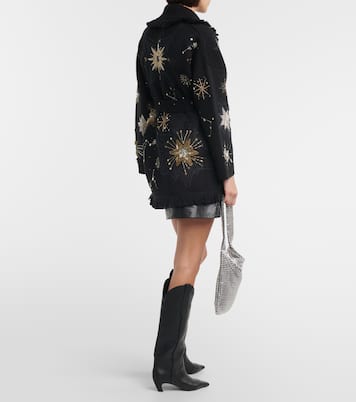 The Wandering Star wool cardigan | Alanui