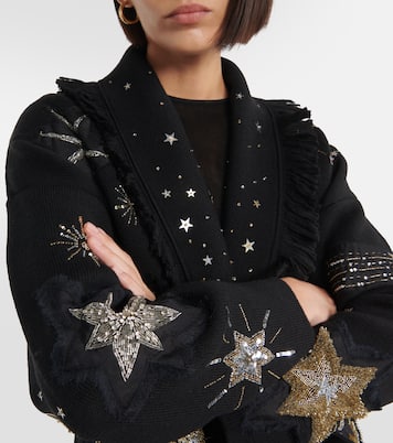 The Wandering Star wool cardigan | Alanui