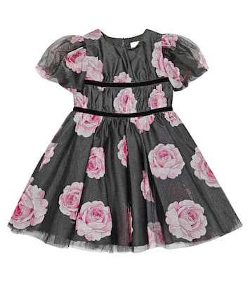 Abito in tulle con stampa | Monnalisa