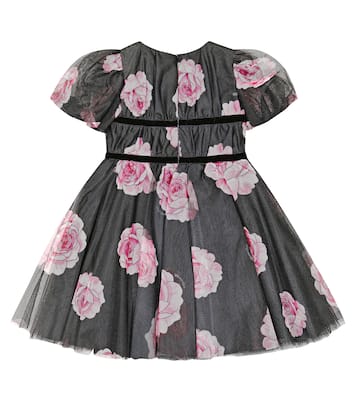 Abito in tulle con stampa | Monnalisa