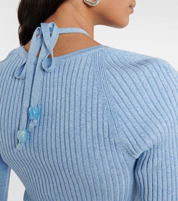 Mélange knit mini dress | Ganni