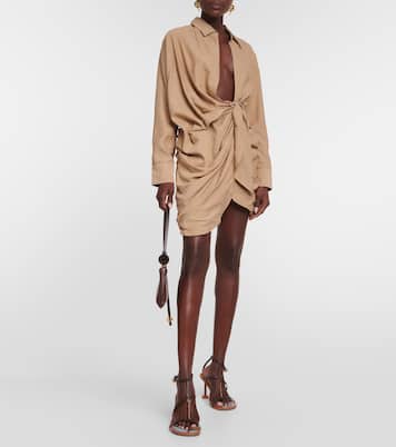 La Robe Bahia gathered minidress | Jacquemus