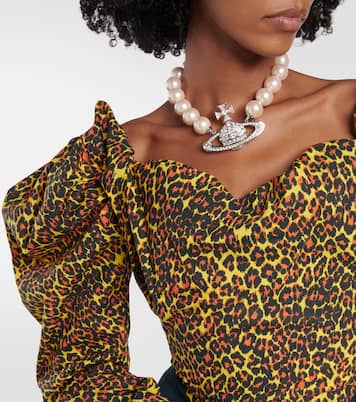 Sunday leopard-print corset top | Vivienne Westwood