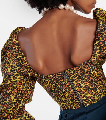Sunday leopard-print corset top | Vivienne Westwood