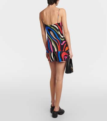 Camisole Marmo in seta con stampa | Pucci