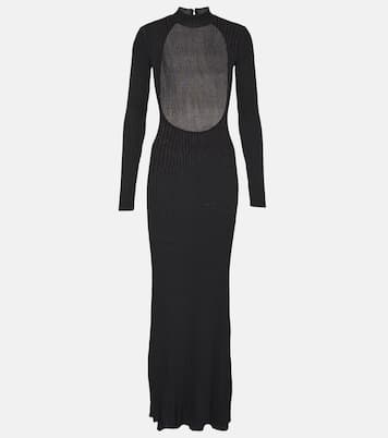 Palmira ribbed-knit maxi dress | Staud