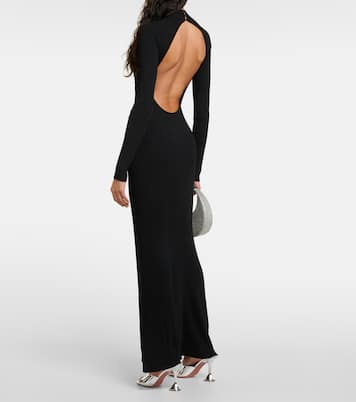 Palmira ribbed-knit maxi dress | Staud