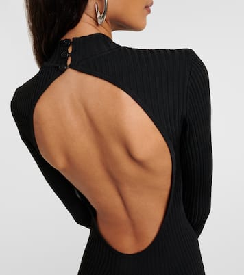 Palmira ribbed-knit maxi dress | Staud