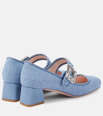 Mary-Jane-Pumps Très Vivier Strass Buckle Babies | Roger Vivier