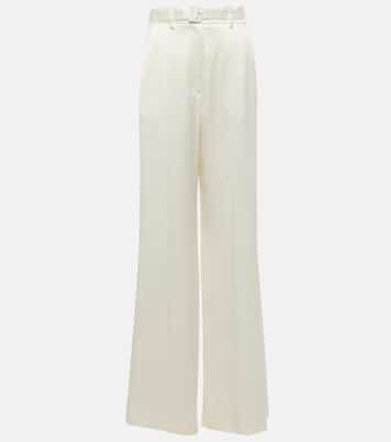 Pantaloni a gamba larga Mabon in seta | Gabriela Hearst