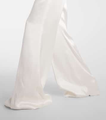 Pantaloni a gamba larga Mabon in seta | Gabriela Hearst