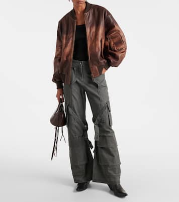 Jeans cargo a gamba larga e vita media | Acne Studios