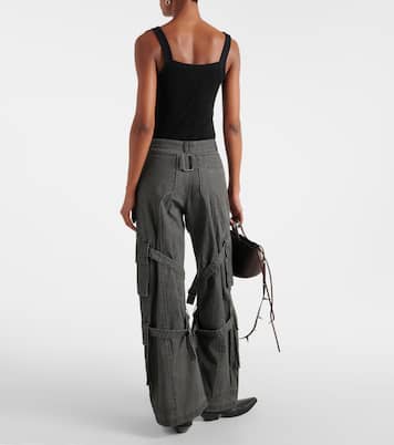 Jeans cargo a gamba larga e vita media | Acne Studios