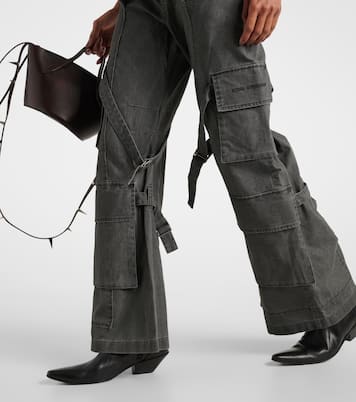 Jeans cargo a gamba larga e vita media | Acne Studios
