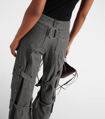 Jeans cargo a gamba larga e vita media | Acne Studios