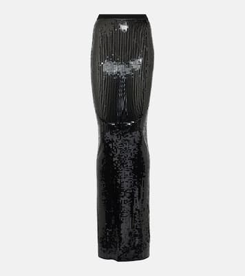 Lilies sequined maxi skirt | Rick Owens