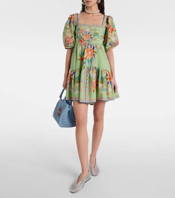 Bright Yard cotton minidress | Farm Rio