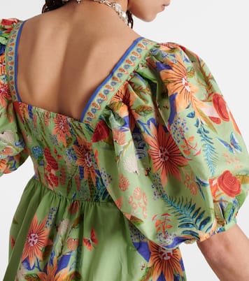 Bright Yard cotton minidress | Farm Rio