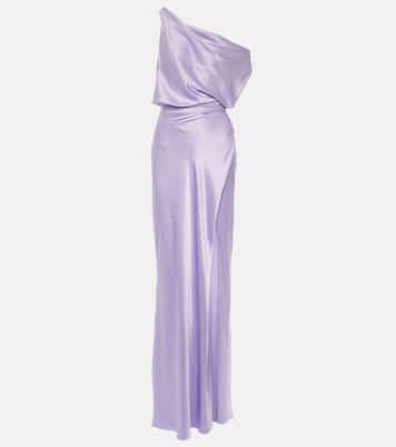Asymmetric silk gown | The Sei