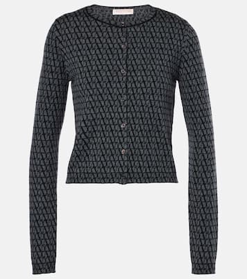 Cardigan Toile Iconographe en laine vierge | Valentino
