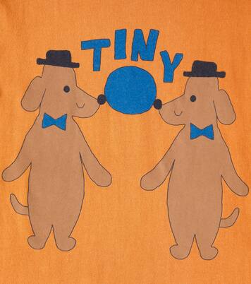 Bedrucktes T-Shirt Tiny Dogs aus Baumwolle | Tinycottons