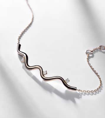 Bracciale Harbor Lights in oro 14kt con diamanti | Stone and Strand