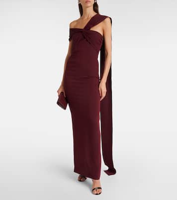 Draped cady gown | Roland Mouret