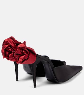 Mules in raso con applicazioni | Magda Butrym