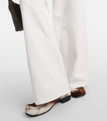 جينز بقصّة واسعة وخصر عالي Maxi Relax | AG Jeans