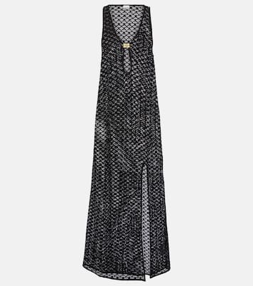Maxikleid Keyhole aus Mesh | Ganni