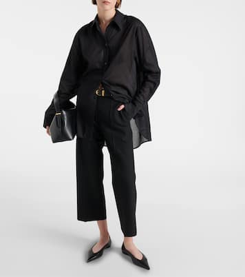 Camicia oversize in misto cotone | Toteme