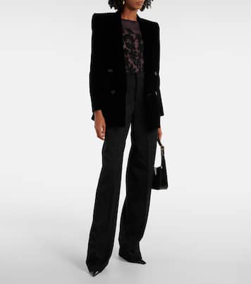 Graphic Flower sheer mesh bodysuit | Wolford