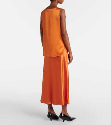 Leisure - Top Pan in raso di seta | Max Mara