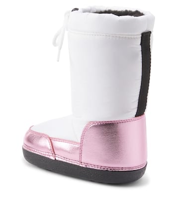 Stivali doposcì in similpelle con logo | Moschino Kids