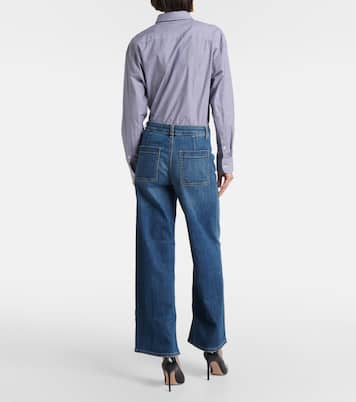 Jeans Megan a gamba larga e vita media | Nili Lotan