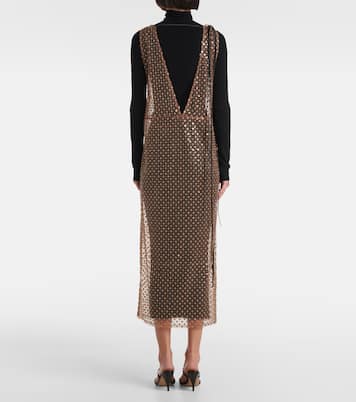 Midikleid Pure Glam aus Wolle mit Pailletten | Dorothee Schumacher
