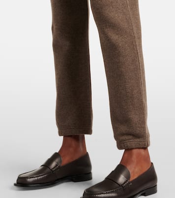 Pantalones Teo de algodón y cachemir | The Row