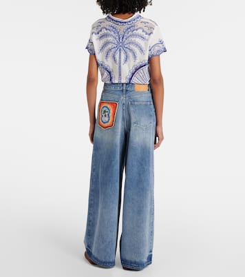 Jeans anchos Sunny de croché | Alanui