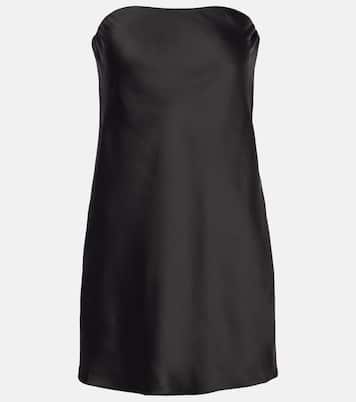 Crêpe satin minidress | Norma Kamali