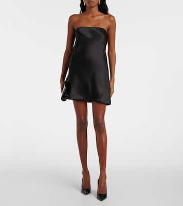 Crêpe satin minidress | Norma Kamali
