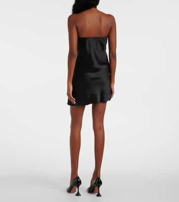Crêpe satin minidress | Norma Kamali