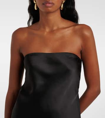 Crêpe satin minidress | Norma Kamali