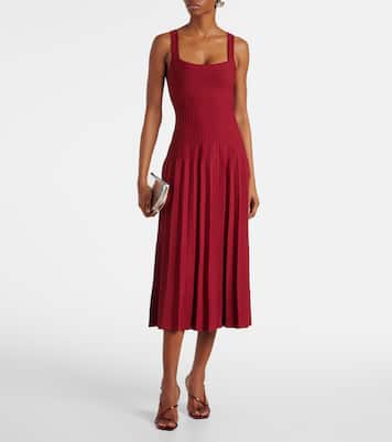 Abito lungo Beaton in velluto con chiffon | Staud