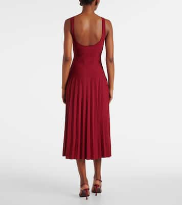 Abito lungo Beaton in velluto con chiffon | Staud
