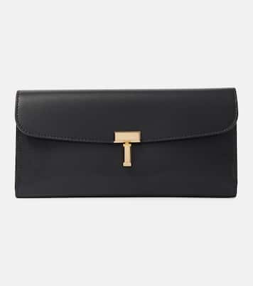 Portafoglio T-Lock in pelle | Toteme