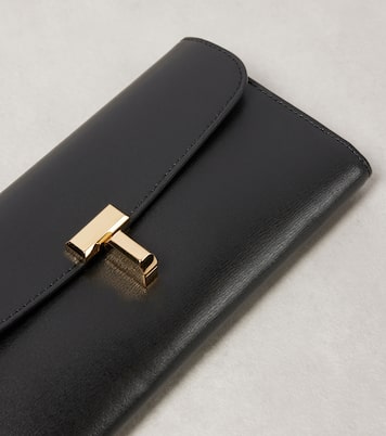 Portafoglio T-Lock in pelle | Toteme