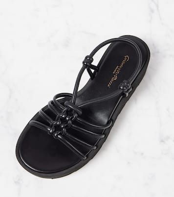 Hebe platform leather sandals | Gianvito Rossi