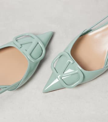 Escarpins VLogo Signature 40 en cuir | Valentino Garavani