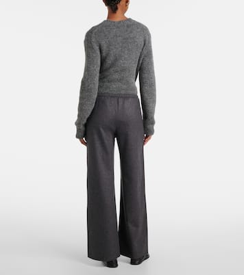 Gerade Hose Austin aus Wolle und Kaschmir | Asceno