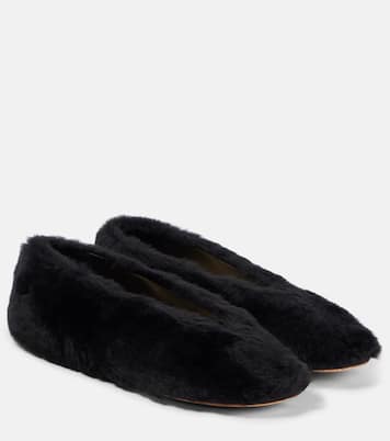 Luna shearling Mary Jane flats | Le Monde Béryl